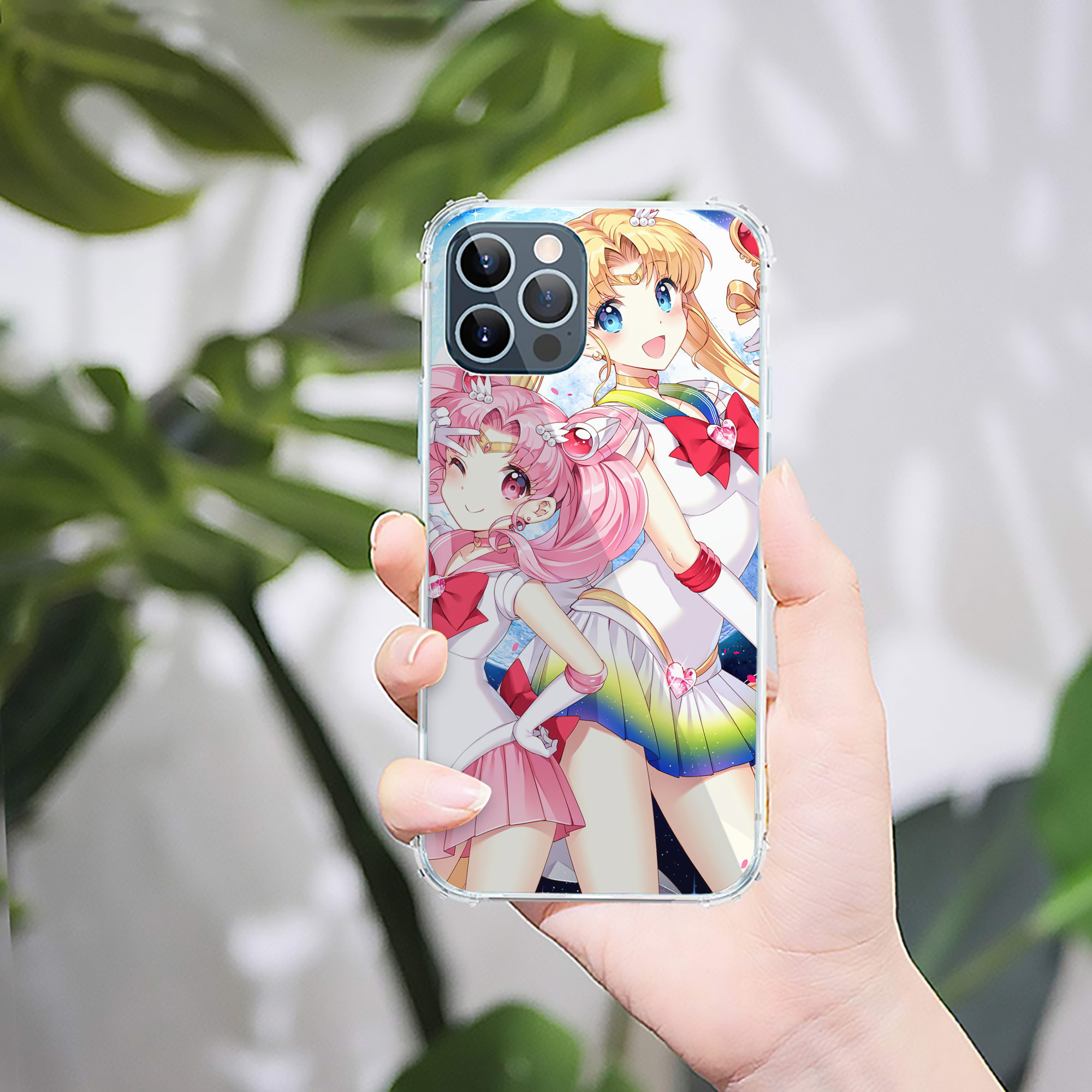 （画像用） 美少女戦士セーラームーン Sailor Moon 【iPhone 12シリーズ対応】透明スマホケース（クリアソフトケース）